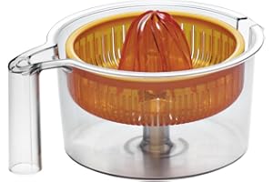 Bosch Electroménager MUZ5ZP1 Presse-agrumes transparent avec cône orange Compatible avec robots culinaires série MUM5