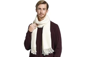 Gogogoal Sciarpa in cashmere per donna uomo scialli pashmina sciarpe invernali morbide spesse moda grande XXL lungo Tinta unita