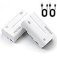 VILTROX NP-F550 Battery 2 Pack 2200mAh Replacement Battery for Sony F970 F960 F950 F770 F750 F570 F550 F330, Rechargeable Battery Compatible with Godox Neewer Led Video Light/Camera Monitor
