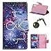 Produktbild PU Xperia XZ Hülle, Klappetui Flip Cover Echt Leder Tasche für Sony Xperia XZ Flip Cover Handyhülle Bookstyle mit Magnet Kartenfächer Standfunktion + Staubstecker (2QQ)