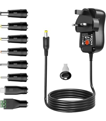 12.6V 0.5A Massage Gun Charger Adapter, 100-240V 50-60Hz AC To DC Power Supply Adapter, Replacement Charging Cable For LED Strip Lights Wireless Router Speakers CCTV Monitor Air Purifie - View #2