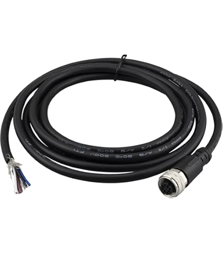 HangTon Ethernet-kabel M12 X Code 8 positie vrouwelijk naar RJ45 Cat7e voor industriële actuator sensor Profibus Network Automation Toepassing 1 m