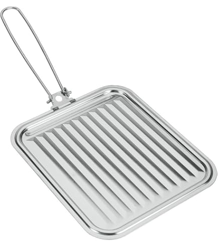 Grille-Pain De Camping Primus - Pliable Pour Réchaud Gaz - Acier Inox 17x14cm