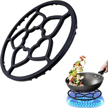 4er Set Gasherd-Ständer – Runde Topfhalter Für Gaskocher, Eisen, Stabil & Rostfrei, 13 Cm Durchmesser – Für Kleine Töpfe, Milchkannen & Woks