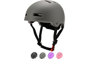 LOKJIJI Adjustable Kids Bike Helmet for Boys Girls Kids Youth Adult, Kids Protective Helmets for Multi-Sports Skateboard Scooter Bicycle Cycling Skating Rollerblading
