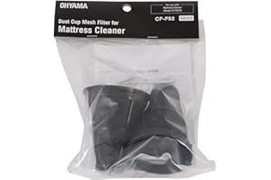 IRIS OHYAMA Woozoo, Pack 2 filtres Anti-poussière, Élimine acariens, allergènes et poussières, Maille, Lavable, pour IC-FAC2 & IC-FAC4 - Dust Cup Mesh Filter CF-FS2 - Noir