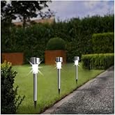 Horasan Ticaret G&uuml;neş Enerjili Aydınlatma Solar Saplama Bah&ccedil;e Lamba 28 Cm (1 Adet)