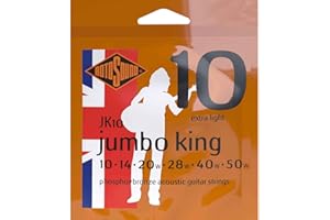 Rotosound struny do gitary akustycznej JUMBO KING 6-str. JK10 Extra-Light 10-50