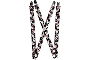 Buckle Down mixte adulte Suspenders - Sylvester The Cat Expressions Scattered Black Bretelles