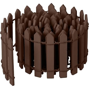 Didiseaon Hochrealistischer Mini Zaun Aus Kunststof Produktbild-Vorschau 3
