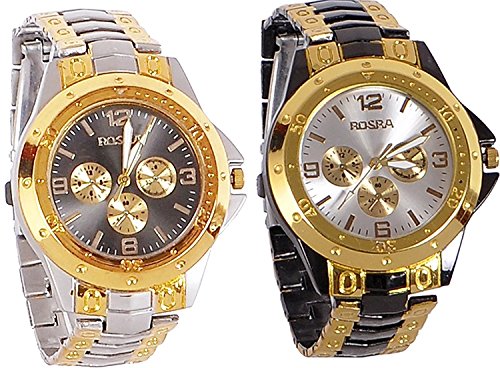 Blue Diamond Analogue Multicolor Dial Black With Rosara Mens Watch (Combo Of 2) 213-214 RS.380 (81.00% Off) - Amazon