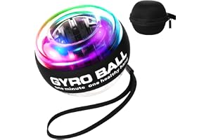 APXEL Självstartande gyroball handledsboll, kraftträningsboll, handledsstärkande enhet, gyroskopisk underarmstränare stärker armarna fingrarna muskler
