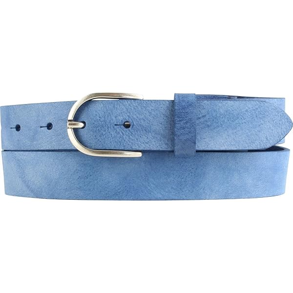 Classic leren riem wit-zilver voor slechts 18,99