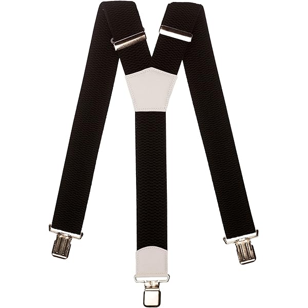 Bretelle A X Miobo Unisex - Super Resistenti, Larghezza 4 Cm, Con 4 Clip - Foto 11