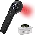 iKeener Red Light Therapy Device,Handheld Cold Laser Therapy Device,Infrared Light Therapy Pain Relief Device for Joint and Muscle,Knee,Shoulder,Back,Neck (Black)