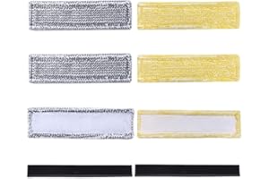 ‎AVAENZO AVAENZO Zubehör für Kärcher Fenstersauger WV 2 WV5 WV 1 Plus, 6-Stück Wischbezug 2.633-130.0, 2 Stück Abziehlippen 2.633-005.0 fensterreiniger ersatzteile