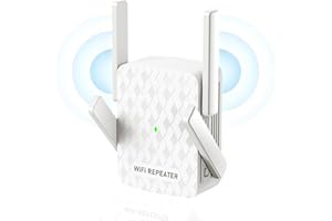COOYA WiFi Extender, 2024 Fastest WiFi Booster, Internet Wireless Repeater for Home Coverage up to 10000sq.ft and 35 Devices, 1200Mbps WiFi Booster with Ethernet Port, Dual Band 2.4G/5G, 4 Antennas