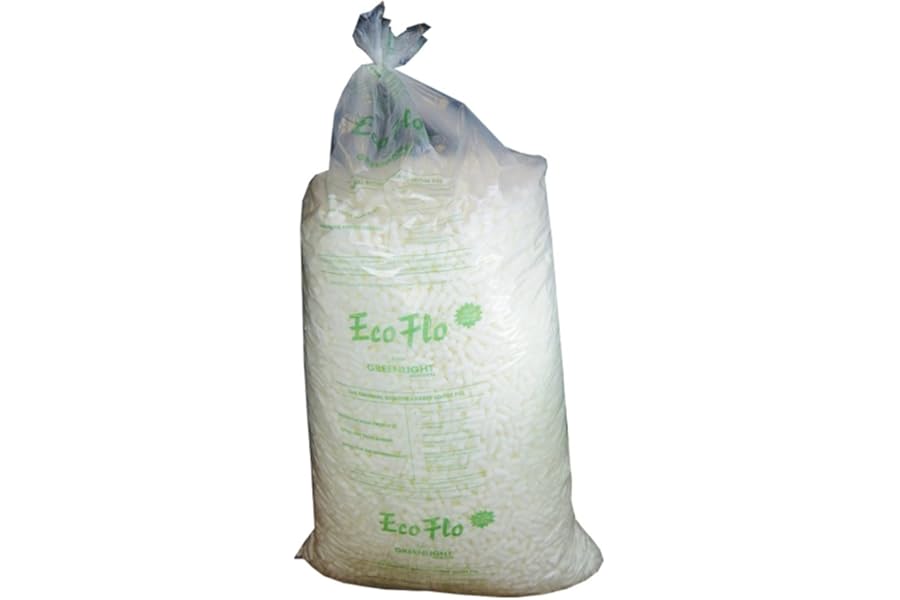 1 Large Bag (15 CUBIC FEET) Of Ecoflo Biodegradable Packing Peanuts - Protective Postal Mailing Packaging Packing Void Loose Fill Filler Filling Supplies