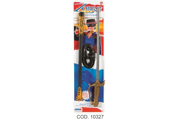 Varie - BL. Zorro 10327 avec Manche et Masque, Couleur Noire.