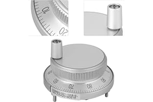Duokon CNC-Impulsgeber, 5 V 60 MM Handrad Impulsgeber Leichte Mühle Router Manuelle Steuerung für CNC System(weiß)