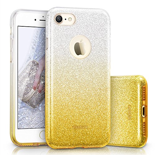 Funda iPhone 7  ESR C  rcasa Resistente Llamativa  Protecci  n a la Pantalla  Logo Protegido  Apple iPhone 7 -Oro Gradual