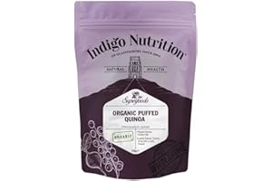 INDIGO HERBS Organic Puffed Quinoa - 250g