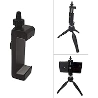 Action Pro 1 x Tripod & Mobile Phone Holder Compatible with iPhone/Samsung/One Plus/Redmi/Realme/Motorola/Huawei/vivo/Oppo