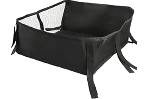 ALEOHALTER Stroller Storage Bag, Pushchair Pram Bottom Basket Baby Stroller Organiser, Multifunctional Pram Buggy Pushchair Basket for Shopping Storage Case Stroller Buggy(Size:13.77 x 14.96inch)