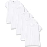 Fruit of the Loom Lady-Fit Valueweight Tee, 5 Pack T-Shirt, Bianco (White 30), XL (Pacco da 5) Donna