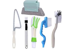 SHONCO Cepillos de Limpieza de La Ventana, Pincel de Limpieza de Ventanas Pequeñas,para la Cocina, Persianas Cepillo de Limpieza de Esquina de Espacio Corredera