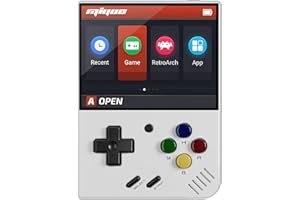 BULUHAHA Miyoo Mini Plus Console de jeu rétro 64 G avec 7000 jeux, Miyoo Mini+ Console rétro portable 3,5 pouces, système Linux 3000 mAh