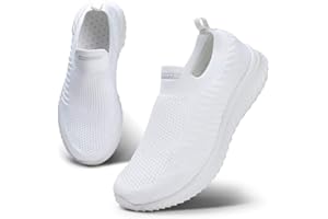 HKR Basket Femme Respirantes Chaussures de Running Marche Sport Travail Légères Sneakers 35-42EU