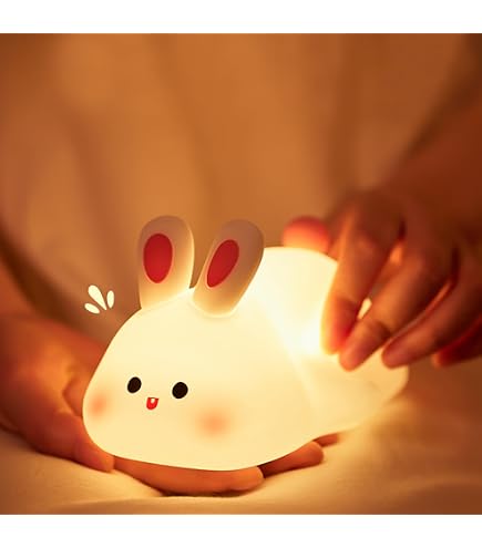 Nachtlampje voor kinderen, nachtlampje voor baby's, speelgoed voor katten, 16 kleuren afstandsbediening USB oplaadbaar, dimbaar nachtlampje voor kinderen, schattig katten speelgoed, Kawaii