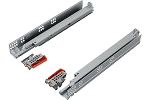 blum TANDEM lådskena 400mm helutdrag | undermonterad Softclose | Skenor osynliga under lådan