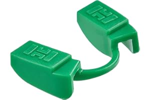 GELFORT Bocchino per sollevamento pesi per fitness e palestra, protezione per bocca Powerlifting per tutti i tipi di sport di forza, mascella bassa, nessun contatto (1PACK GREEN)