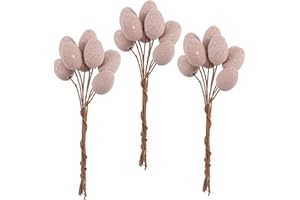jojofuny 27pcs Easter Spotted Decoration Branches Easter Party Celebration Decor Spring Floral Picks Artificial Tree Ornaments Arrangement Supplies