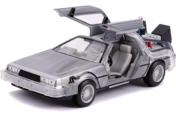 Jada Toys Back to The Future - Véhicule de Collection - Echelle 1:24 - Delorean - Retour vers Le Futur Multicolore