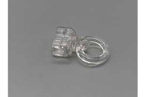 BAVERTA Pack of 20 13mm Clear Clip on Roman Blind Rings