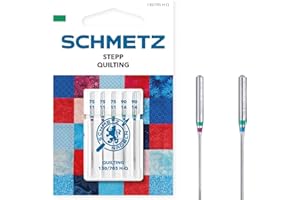 SCHMETZ | 5 Sewing Machine Needles | Quilting | 130/705 H-Q | Size 75/11-90/14