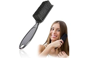 FILFEEL Spazzola da Barba, Setole Morbide Baffi Barba Olio per la Cura dei Capelli Spazzola per Capelli per Uomo
