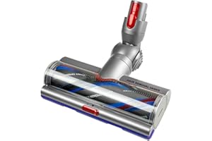 YMJOGGUX Cepillo High Torque para Dyson V7 V8 V10 V11 V15 SV10 SV11 SV12 SV14 Cepillo electrica Cabezal de Repuestos Motorizado Recambio Cepillo para Dyson Suelos Alfombras y Suelos Duros Ajuste
