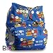 LittleBloom, Reusable Pocket Cloth Nappy, Fastener: Popper, Set of 1, Pattern 8, With 1 Microfibre Insert
