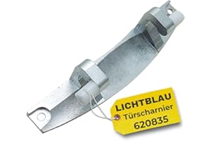 LICHTBLAU Türscharnier 620835 00620835 für Bosch Siemens Waschmaschine I Ersatz Scharnier passend für Frontlader Waschmaschine Neff Constructa Balay Pitsos & Profilo I Ersatzteile Waschmaschine