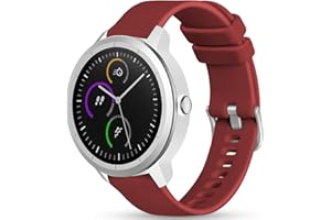 Vobafe Cinturino per Garmin Venu/2 Plus/sq/sq 2 Music/Garmin Vivoactive 3/Forerunner 55/245/645, Cinturino in silicone morbido da 20mm per Garmin Instinct 2S/Vivomove HR/Fenxi 7S