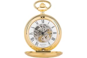 Sekonda Classique Men's Mechanical Skeleton Pocket Watch (27GII13)