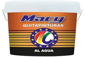 Macy Quitapinturas Decapante al Agua, Aspecto Gel-Líquido Verdoso, 4 l