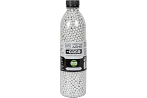 Saigo Defense Billes Airsoft/Bouteille de 3000 Billes Blanches biodégradables 6mm-0,20gr. / Haute Qualité
