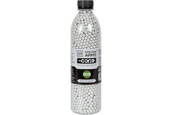 Saigo Defense Billes Airsoft/Bouteille de 3000 Billes Blanches biodégradables 6mm-0,20gr. / Haute Qualité
