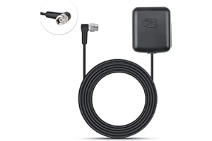 Hikity GPS Antenne Autoradio Voiture Connecteur Navigation GPS de Voiture Amplificateur Câble de Connexion SMA d'antenne pour GPS Stéréo Android Autoradio