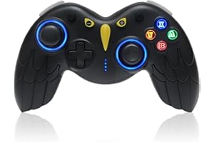 STOGA Manette sans Fil pour Switch/Switch Lite/Switch OLED, Controller Switch Pro avec Fonction de Réveil/rétroéclairage LED/Turbo Réglable/Double Vibration/6-Axis Gyro/Bouton Programmable